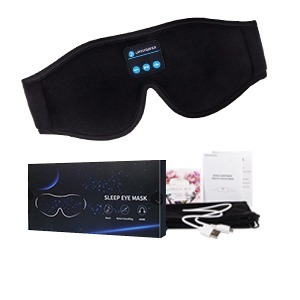 Youmay elektrikli özel uyku göz maskesi oem odm bellek köpük gece göz kapağı rahatlatıcı Bluetooth 3d göz maskesi ile müzik - Product Image 2