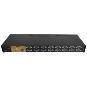 VCOM 16端口1080P KVM开关VGA手动切换器，带视频键盘鼠标打印机u盘的USB电缆 - Product Image 4