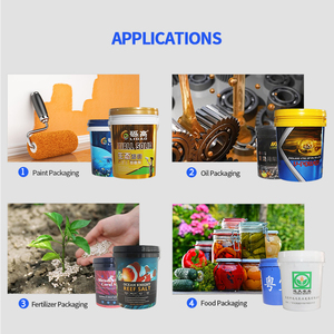 Yüksek dereceli HDPE PP plastik gıda depolama kovası konteyner güvenli ve istikrarlı 1/2 galon kare kova kapaklı - Product Image 6
