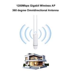 Wi-Fi-Abdeckung KuWFi Long Range Watchdog WLAN-Netzwerk im Freien Dualband 1200 Mbit/s Stabiler drahtloser Zugangspunkt für CCTV-Kameras