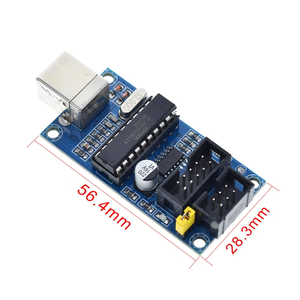 ATTINY2313A <strong>AVR</strong> microcontroller <strong>USBtinyISP</strong> USB interface download cable downloader module - Product Image 2