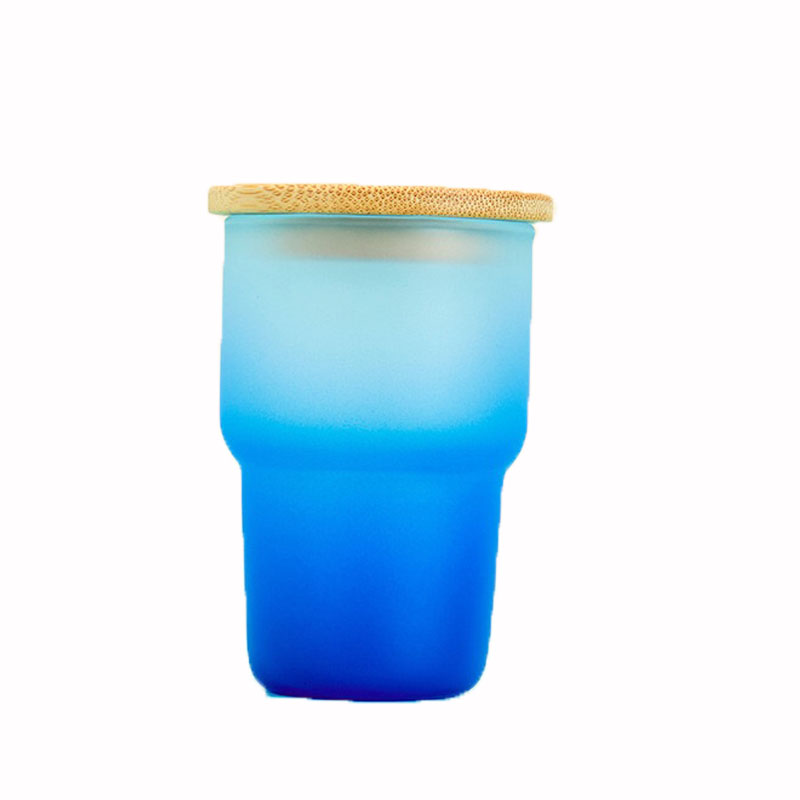 Bambu kapak kısa cam bardak mini küçük 60 ml 90 ml tumbler şarap bardağı hediye şişeleri set 2 oz 3oz mini fincan - Product Image 5