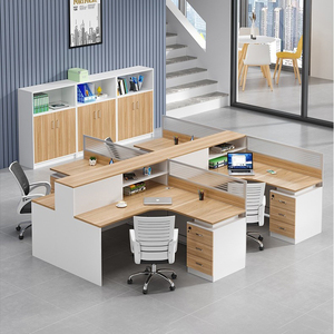 <strong>Customized</strong> Color Office Desks and Workstations Office Partition <strong>Computer</strong> Desk Workstation 1 Seater Staff Office Desk - Product Image 2