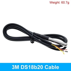 <strong>DS18B20</strong> Temperature <strong>Sensor</strong> Module Waterproof 100CM Digital <strong>Sensor</strong> Cable Stainless Steel Probe Terminal Adapter - Product Image 6