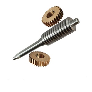 Manufacturer Customized Non Standard High-efficiency Precision Pinion Brass Steel Worm Shaft Worm <strong>Gear</strong>
