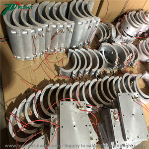 Plastik ekstruder için delikli 380V elektrikli döküm alüminyum bant varil <span class=keywords><strong>Heaterr</strong></span>