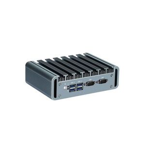 DDR4 çift LAN endüstriyel ağ güvenliği ile fansız çift çekirdekli Intel Core I7 7500U Mini PC 2.7GHz - Product Image 1