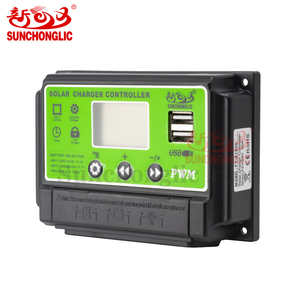 Sun chong lic 30 Ampere Solar regler 12V 24V Auto 30A manueller PWM Solar laderegler mit zwei USB-Ausgängen