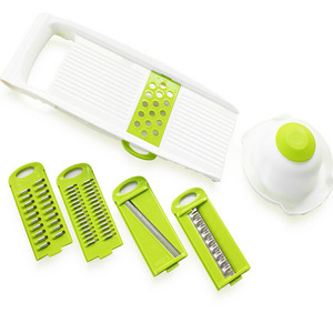 <strong>5</strong> in <strong>1</strong> Mandoline Slicer Vegetable Slicer Mandolin Multi-Blade Potato Vegetable Slicer Kitchen Vegetable Grater - Product Image 1