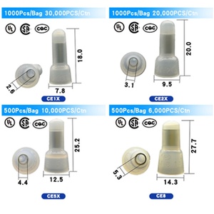 Toptan CE2X sıkma kap CE1X naylon Terminal kapağı CE5/8 alüminyum ve pirinç pabucu terminali için bakır boru sıkma ve Terminal çözümleri - Product Image 2