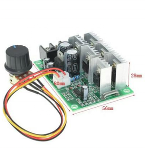 12V 24V 36V 15KHZ DC9V-55V 40A Pwm regolatore di velocità del motore a spazzole regolatore di velocità di limitazione della corrente del rotore bloccato - Product Image 3