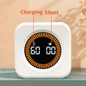 Visual Cube Timer 5/10/25/50 Minuten und benutzer definierte Countdown-Produktivität Timer Pause Silent Vibration und einstellbarer Sound alarm