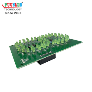 7 сегментов PCB светодиодный дисплей 4 дюймов PCB небольшой размер 7 сегментный светодиодный дисплей PCB цифровой номер для продажи