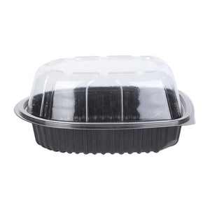 Food Grade OPS <strong>Lid</strong> for <strong>Rectangular</strong> Oval <strong>Containers</strong> Portable PP Material for Roast Chicken Nuts Packaging Cake Storage Use - Product Image 3