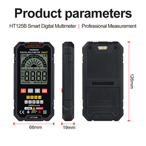 HABOTEST HT125B ราคาต่ำโทรศัพท์มือถือสมาร์ทดิจิตอลมัลติมิเตอร์จริง RMS - Product Image 3