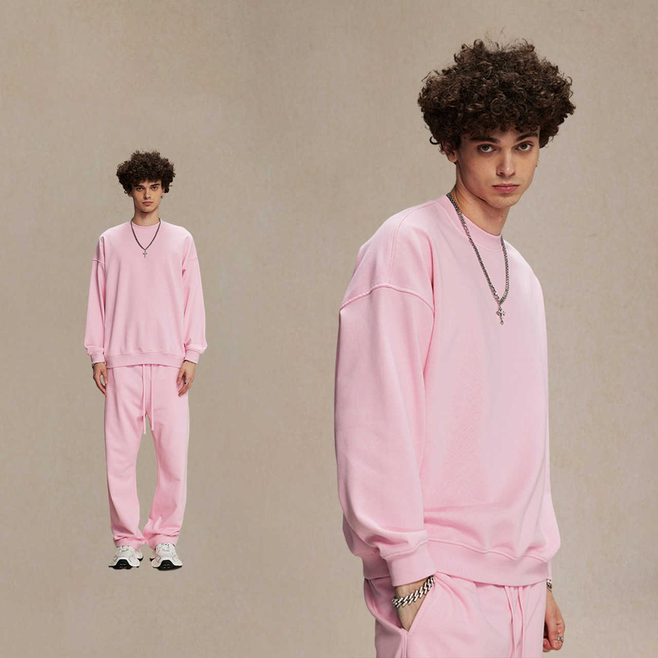 Pink sweatshirt
