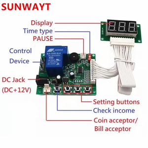 JY-172 With 40cm White Lead 3 Digits <strong>Timer</strong> Board Coin Operated <strong>Timer</strong> Control Board Power Supply for Coin Acceptor Selector - Product Image 5
