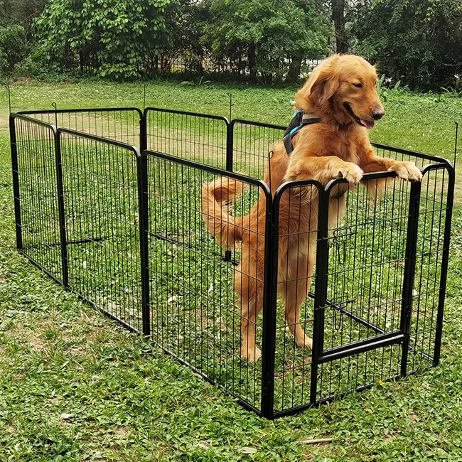 Flash Sale Animal Large Folding Wire Pet Cage For Dog Cat Cage Metal Dog Cage Animal High Quality Anti-rust Kennels For Dog