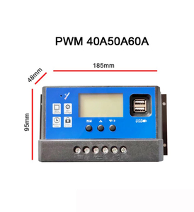 批发12V 24v自动10A 20A 30A 40A 50A 60A pwm家用太阳能充电控制器 - Product Image 3