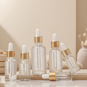 <strong>Deluxe</strong> Empty Cuticle <strong>Oil</strong> Body Essential <strong>Oil</strong> Lotion Container 5ml 10ml 15ml 20ml Clear Glass Cylinder Foundation Dropper Bottle - Product Image 2