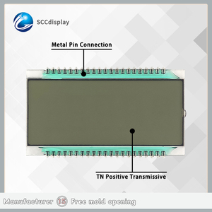 Custom Monochrome Positive 5 Digit <strong>LCD</strong> <strong>Display</strong> <strong>Modules</strong> SJXDGN043 Static State Segmented Application with Wide Temperature Range - Product Image 3