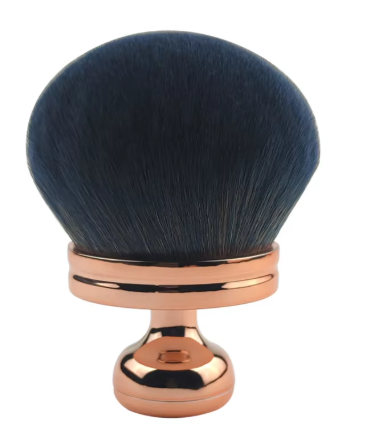 Oro rosa con cabello negro