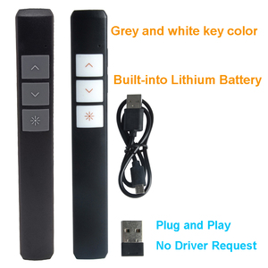 Puntatore Laser per presentatore Wireless USB OEM per presentazione controllo pagina ppt verso il basso punto di alimentazione del telecomando Laser a luce rossa - Product Image 4