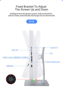 Computadora todo en uno 23,8 pulgadas 12th 13th gen Desktop Core I3 i5 i7 computadora todo en uno PC - Product Image 3