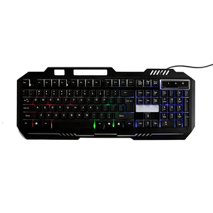 Retroilluminato LED meccanico tastiera mouse combo su misura teclado cablato USB gaming OEM Regno Unito russo ABNT2 tastiera del computer per giocatore - Product Image 6