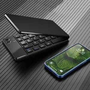 Складной Bluetooth Клавиатура Беспроводной бесшумный Ipad мобильный телефон планшет универсальный ноутбук компактный портативный и удобный - Product Image 1