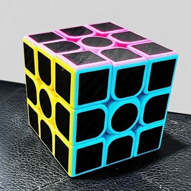 Cubo 3x3 de Fibra de Carbono (Colores Macaron)