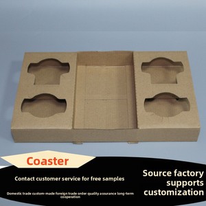 Tại Gói Tùy Chỉnh Dùng Một Lần Sóng Chủ Sở Hữu Cốc Cho Takeout 4 Ly 2 Ly Gói Cho Nước Trái Cây Sữa Đồ Uống Takeaway Bao Bì - Product Image 5