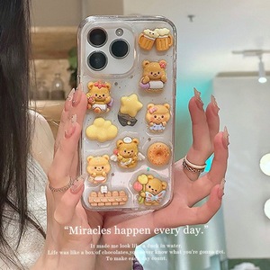 IPhone 16 için Pro Max telefon kılıfı yaratıcı sevimli bulut ayı koruyucu kapak iPhone 15 için uygun 14 13 12 11 telefon kılıfı - Product Image 6