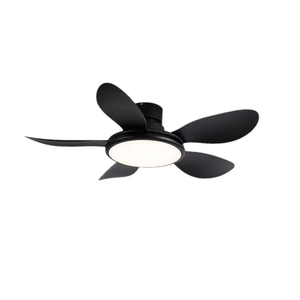 Modern 5 Blades LED Ceiling Fan Light High Wind Power Iron+ABS DC Remote Control 220V <strong>Input</strong> for Home Dining Bedroom Living Room - Product Image 6
