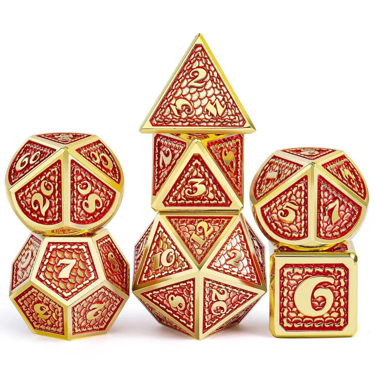 Écaille de Dragon colorée rouge