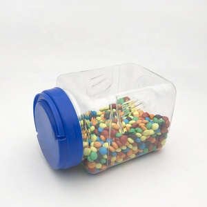 1000ml chiari contenitori di plastica vuoti di stoccaggio con i contenitori di plastica quadrati dei coperchi - Product Image 5
