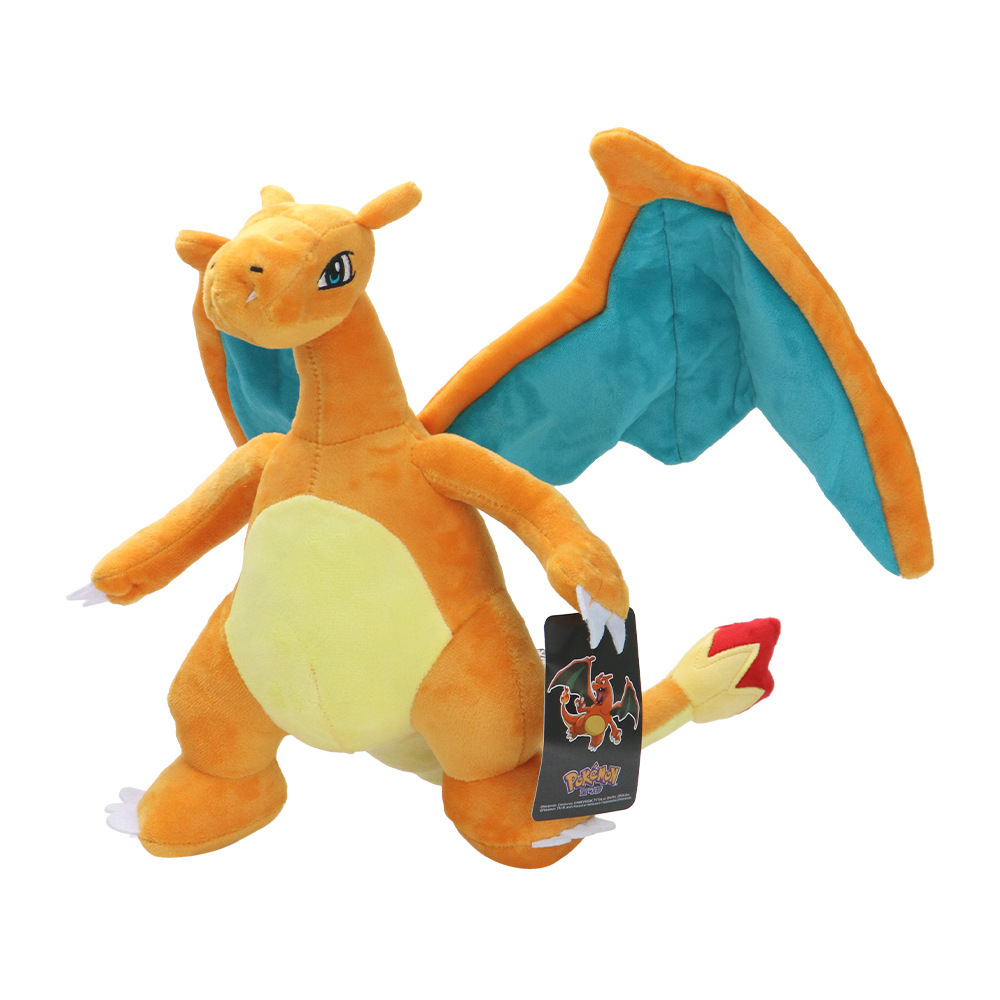 Dragon cracheur de feu super doux, posture debout, 27 cm, 220 g.