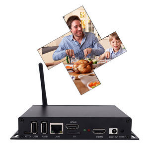 Vollbild anzeige Android 7.1 Media Player TV-Box Kostenlose Fernbedienung software Video Wall Effect Android Box - Product Image 1