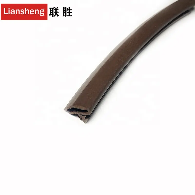 Silicone Wooden Door Frame slot seal TPE seal strip for Push Window Groove anti-collision PVC sealing stripping for wood door