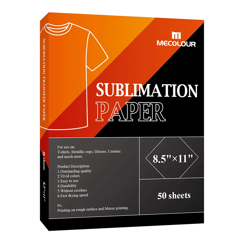 Sublimation Transfer Paper For Inkjet Printers 100gsm 120gsm 125gsm A4 Size
