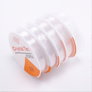 Acrylic and Lucite Loose <strong>Beads</strong> With <strong>Elastic</strong> Stretch Cord Plastic Crystal DIY Beading Wire <strong>String</strong> for Jewelry Making Supply - Product Image 3