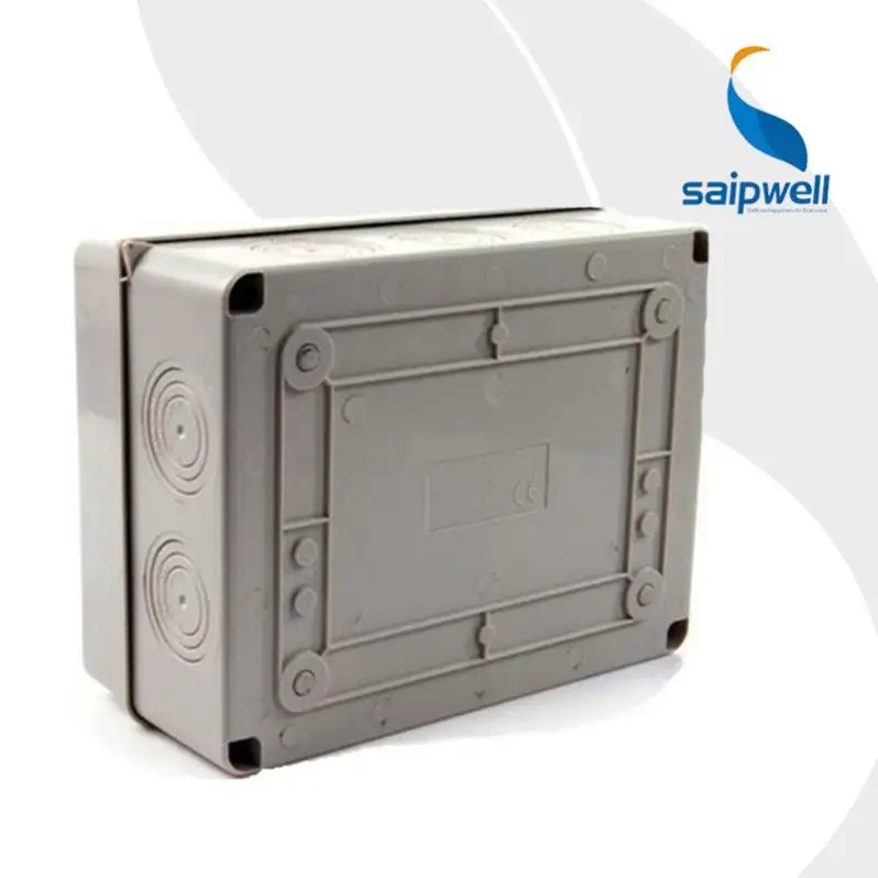 Caixa de distribuição de plástico à prova d'água, interruptor saipwell para circuito externo SHT-8, caixa de distribuição de controle à prova d'água