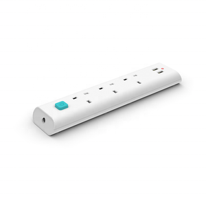 3 <strong>Way</strong> Power Strip UK EU US UNIVERSAL Power <strong>Socket</strong> Plug <strong>2</strong> <strong>USB</strong> Quick Charging 3m 2m 1.8m Cable Extension <strong>Socket</strong> - Product Image 5