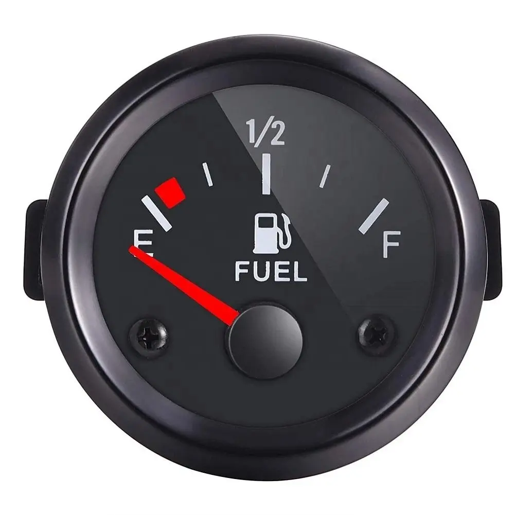 Indicatore del carburante per auto universale in alluminio 12V 52mm misuratore del livello del carburante parti di accessori per la modifica di aggiornamento ad alta sensibilità