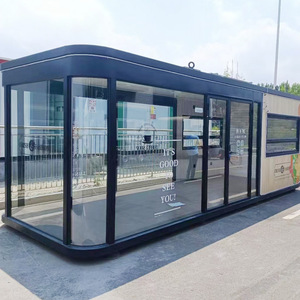 Usine bon marché modulaire maison-fabriqué en Chine préfabriqué pour la vie, maison d'hôtes, Airbnb 40 pieds cabine Apple à utiliser pour l'hôtel et le salon - Product Image 3