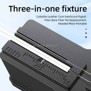 Kunststoff material Mini Fiber Optic Cleaver Tool Kit Netzwerks chneid werkzeuge Glasfaser schneide maschine mit Kevlar-Schere - Product Image 5