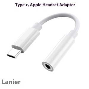 Nuevo adaptador de auriculares tipo C de 3,5mm a Cable convertidor de Audio TPC para dispositivos Apple Material de PC 20V CC a salida de CA - Product Image 2