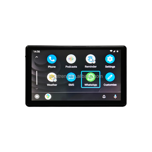 GPS Motorcycle <strong>Screen</strong> Android Auto Display AirPlay IOS iphone Mirror Link Radio Player Portable CarPlay <strong>Screen</strong> - Product Image 2