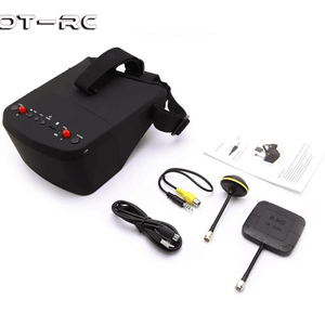 LS-800D FPV g0gles与DVR 5.8G 40CH 5英寸800x480分集视频耳机内置电池头跟踪器RC FPV赛车无人机 - Product Image 6