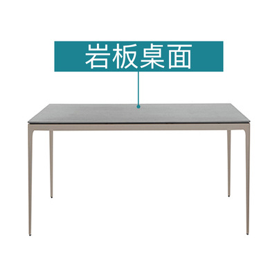 160mm long table made of slab stone